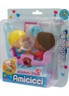 Cicciobello Amicicci İkili Bebek Arabası