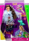 Barbie Extra Renkli Elbiseli Bebek