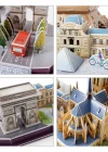 Cubic Fun 114 Parça Puzzle City Line Paris