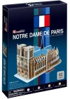Cubic Fun 3D 40 Parça Puzzle Notre Dame Kilisesi - Fransa