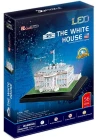 Cubic Fun 3D 56 Parça Led Puzzle Beyaz Saray - ABD  (Led Işıklı)