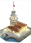 Cubic Fun 3D 66 Parça Led Puzzle Kız Kulesi