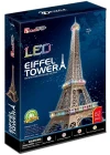 Cubic Fun 3D 82 Parça Puzzle Eiffel Kulesi - Fransa (Led Işıklı)