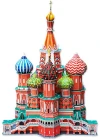 Cubic Fun 3D 173 Parça Puzzle St.Aziz Vasil Katedrali - Rusya