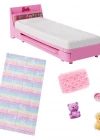 İlk Barbie Bebeğim - Barbienin Yatağı Oyun Seti HMM64
