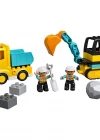 Lego Duplo Kamyon ve Paletli Kazıcı