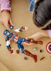 LEGO Marvel Kaptan Amerika Yapım Figürü 76258