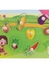 Niloya Ahşap Puzzle Sebzeler