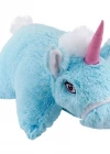 Unicorn Katlanır Yastık Peluş Mavi