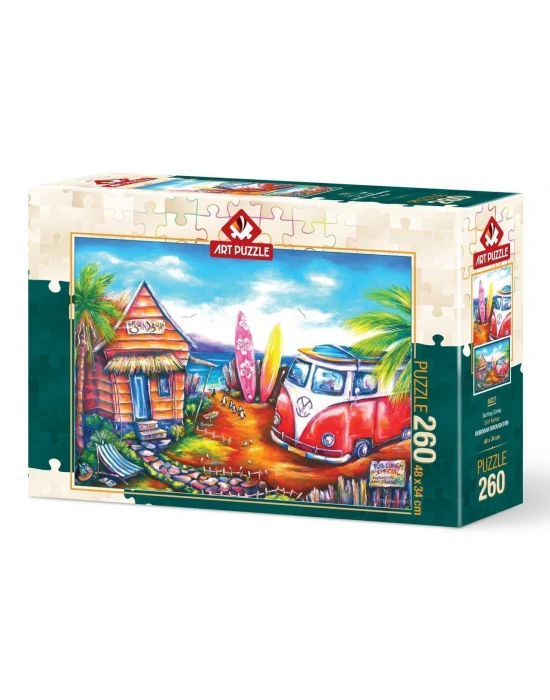 Art Puzzle Sörf Kampı 260 Parça Puzzle