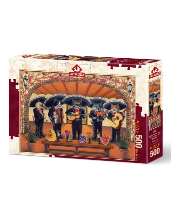 Art Puzzle Flamenko Miyav Ekibi 500 Parça Puzzle