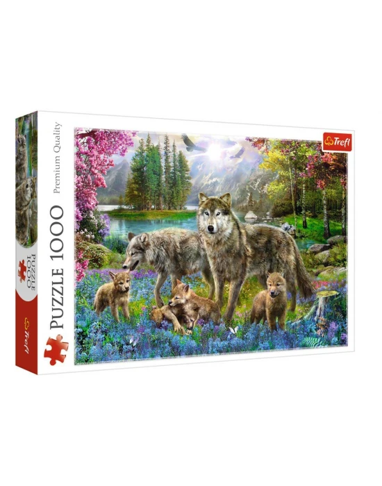 Trefl Puzzle Lupine Family 1000 Parça