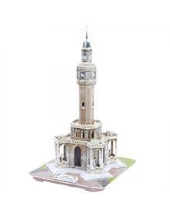 Cubic Fun 3D 61 Parça Puzzle İzmir Saat Kulesi