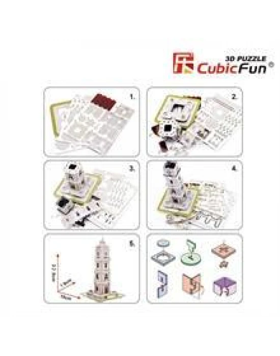 Cubic Fun 3D 93 Parça Puzzle Dolmabahçe Saat Kulesi