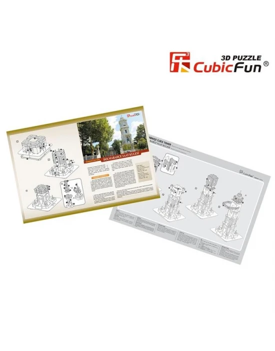 Cubic Fun 3D 93 Parça Puzzle Dolmabahçe Saat Kulesi