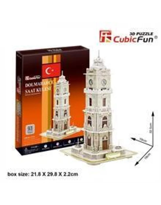 Cubic Fun 3D 93 Parça Puzzle Dolmabahçe Saat Kulesi