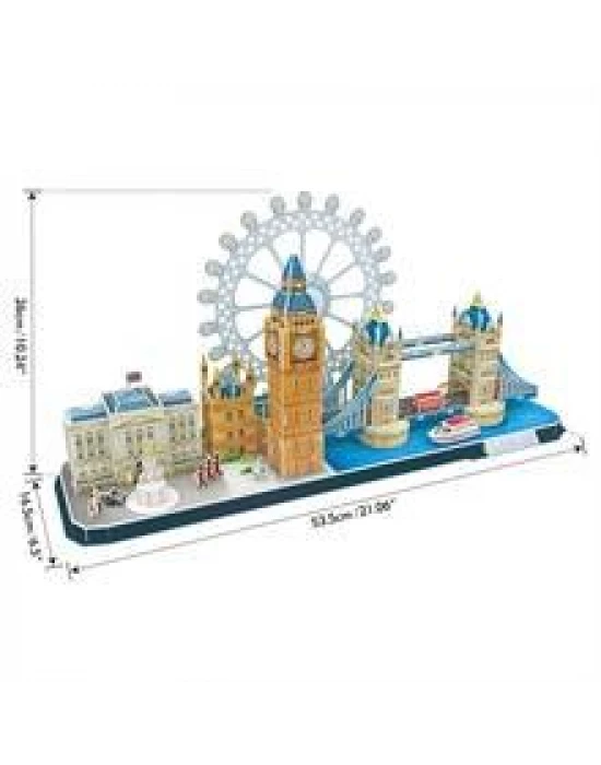 Cubic Fun 107 Parça Puzzle City Line London