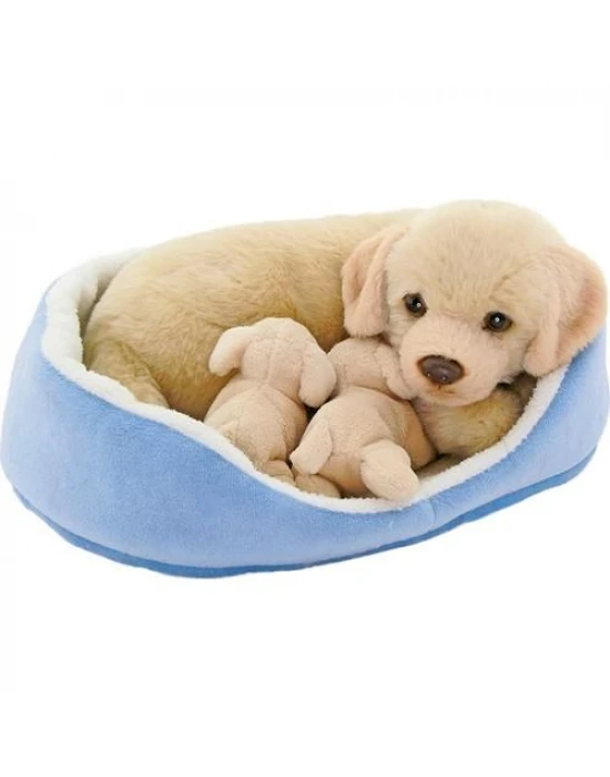 Animals Of The World Sepette Yavrulu Labrador Peluş Oyuncak