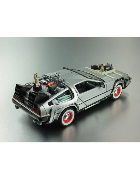 Geleceğe Dönüş Seri 3 Metal Model Araba Efsane Delorean 1:24Ölçek