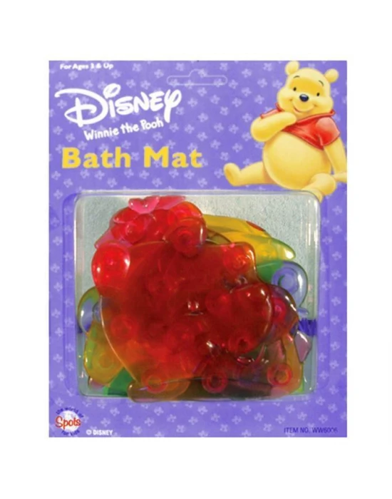 Winnie The Pooh Rubber Bath Mat 4 Parça