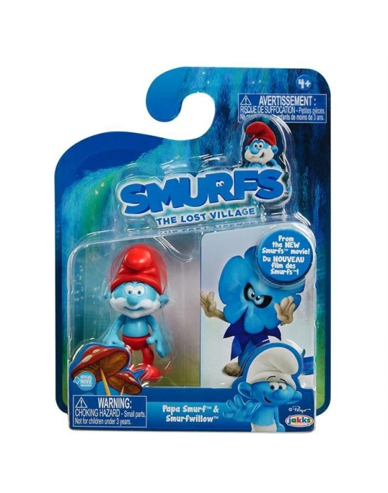 Şirinler Kayıp Köy Şirin Baba & Smurfvillow Figür Set