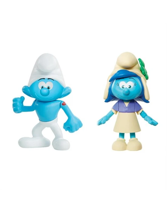 Şirinler Kayıp Köy Güçlü Şirin & Smurfstorm Figür Set