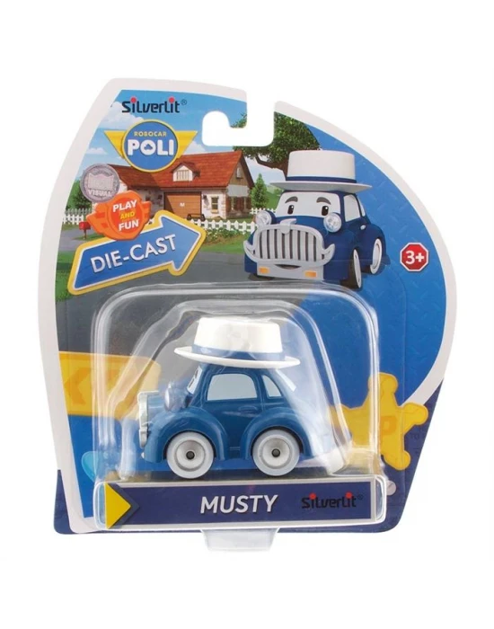 Robocar Poli Metal Araç Musty Figür