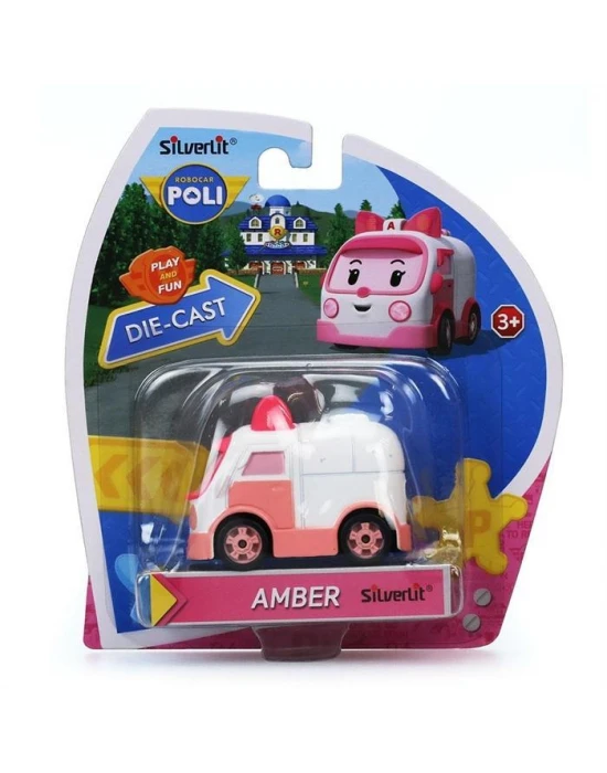 Robocar Poli Metal Araç Amber Figür