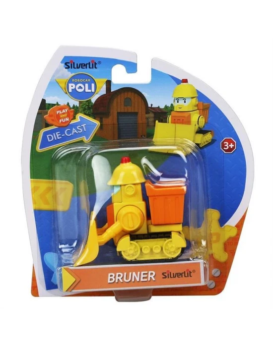 Robocar Poli Metal Araç Bruner Figür