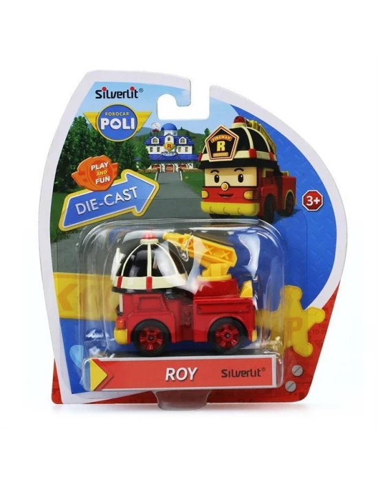 Robocar Poli Metal Araç Roy Figür
