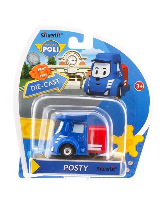Robocar Poli Metal Araç Posty Figür