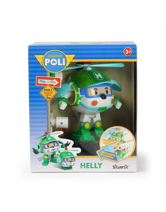 Robocar Poli Işıklı Transformers Robot Figür Helly