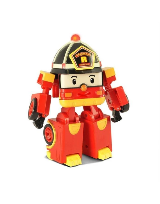 Robocar Poli Işıklı Transformers Robot Figür Roy