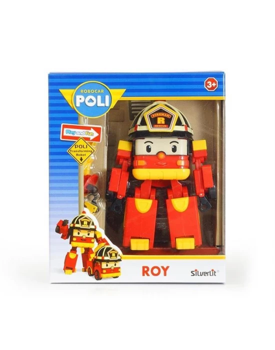 Robocar Poli Işıklı Transformers Robot Figür Roy