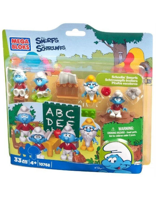 Mega Bloks Şirinler Okulda Oyun Seti