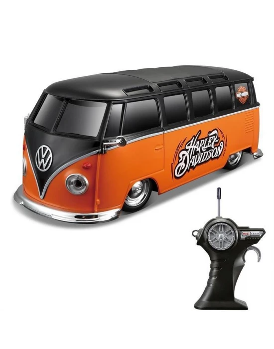 Maisto Tech 1:24 Harley-Davidson Volkswagen Van Samba R/C Uzaktan