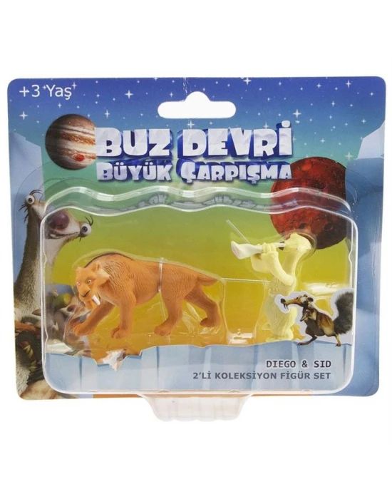 Ice Age - Buz Devri 5 Büyük Çarpışma Diego Sid Figür Set