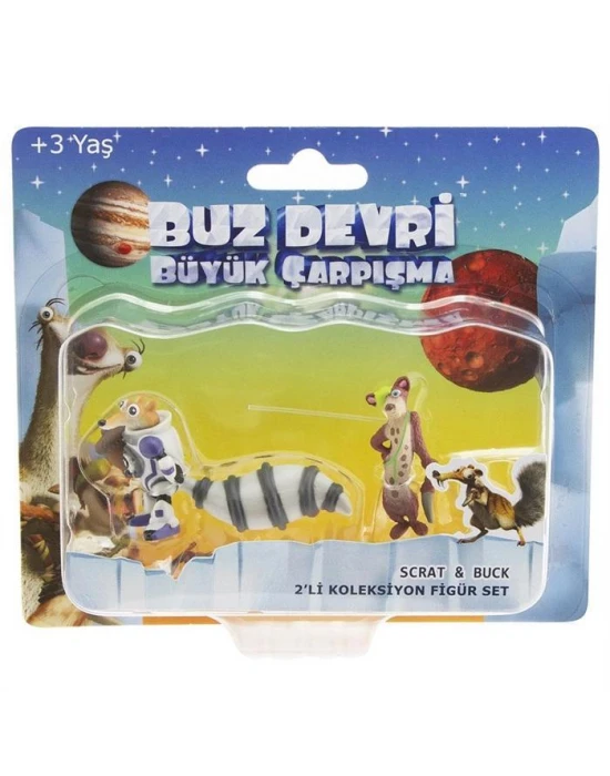 Ice Age - Buz Devri 5 Büyük Çarpışma Scrat Buck Figür Set