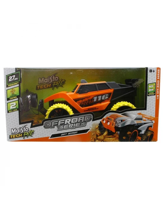 Maisto Tech 1:16 Off-Road Dirt Demon U/K Araba Turuncu