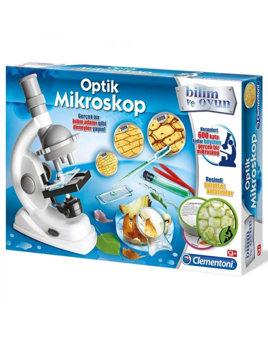 Clementoni Bilim ve Oyun Deney Seti Optik Mikroskop