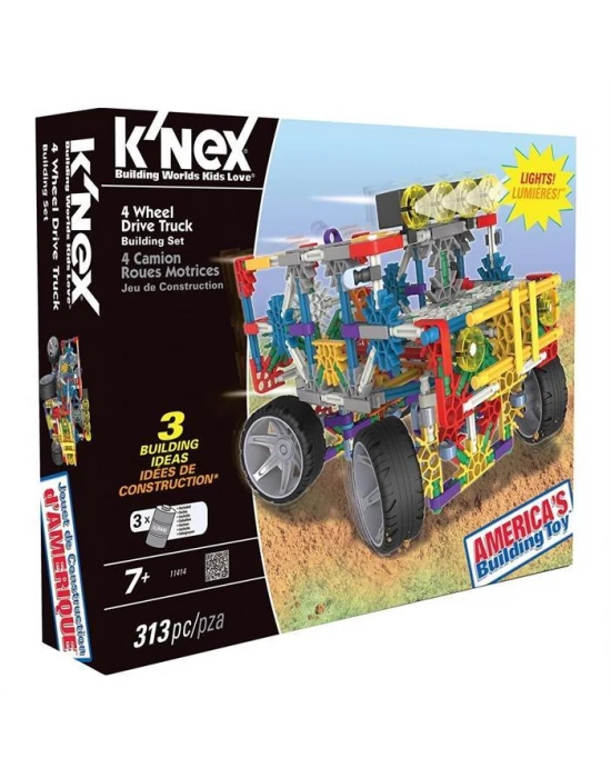 K’Nex 4 Çeker Kamyon (Motorlu) Building Set Knex 11414