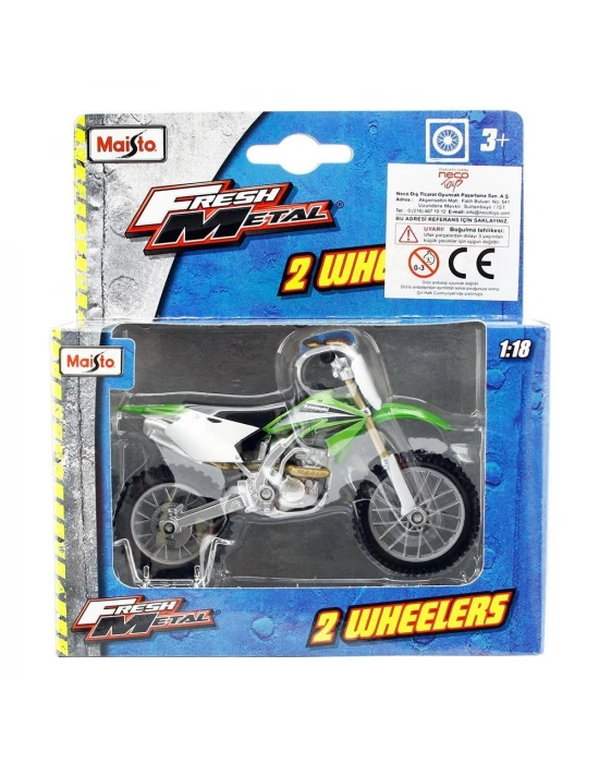 Maisto 1:18 Kawasaki KX 250F Model Motorsiklet