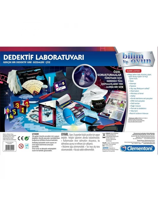 Clementoni Bilim ve Oyun - Dedektif Laboratuvarı