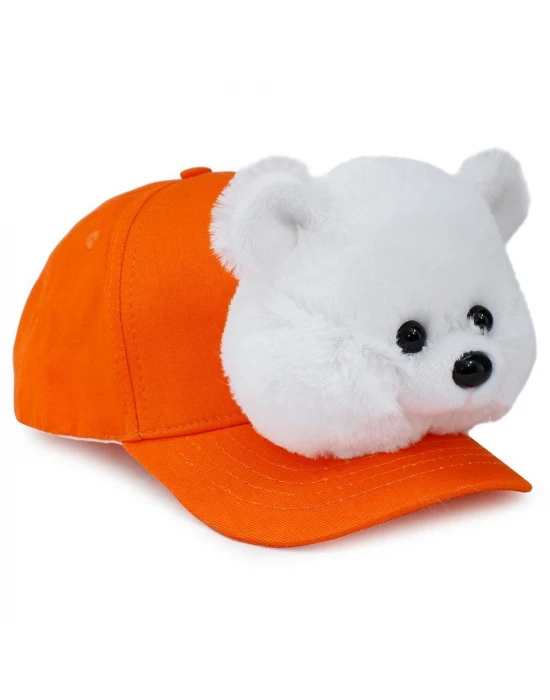 Neco Plush Kutup Ayısı Kep Şapka Turuncu
