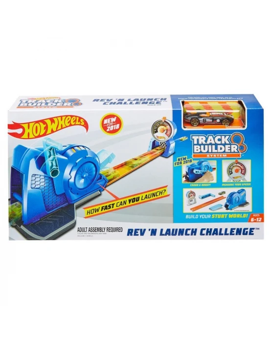 Hot Wheels Track Builder Fırlatıcılı Yarış Seti