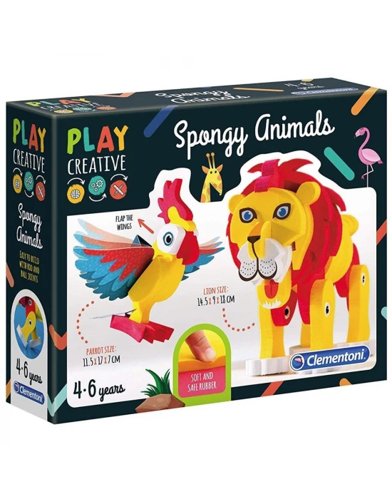 Clementoni Play Creative - Sünger Hayvanlar