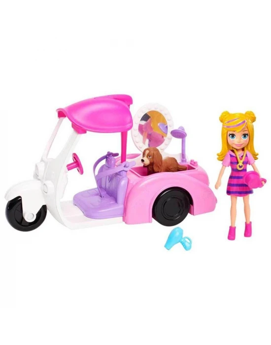 Polly Pocket Köpek Yıkama Servisi Oyun Seti