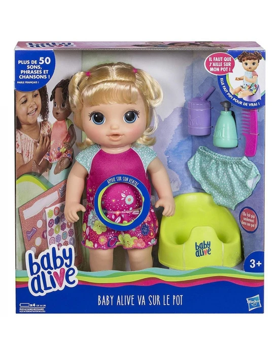 Baby Alive Eğlenceli Bebeğim Tuvalet Eğitiminde