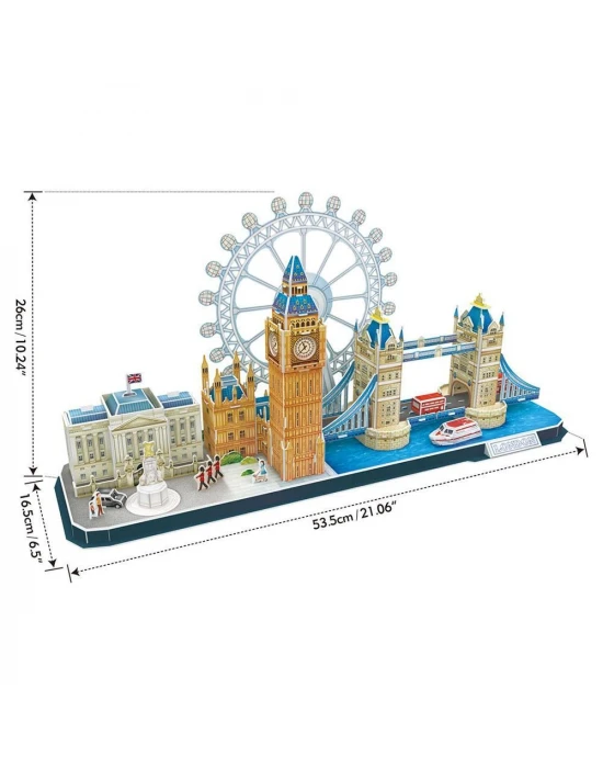 Cubic Fun City Line Puzzle 107 Parça - London