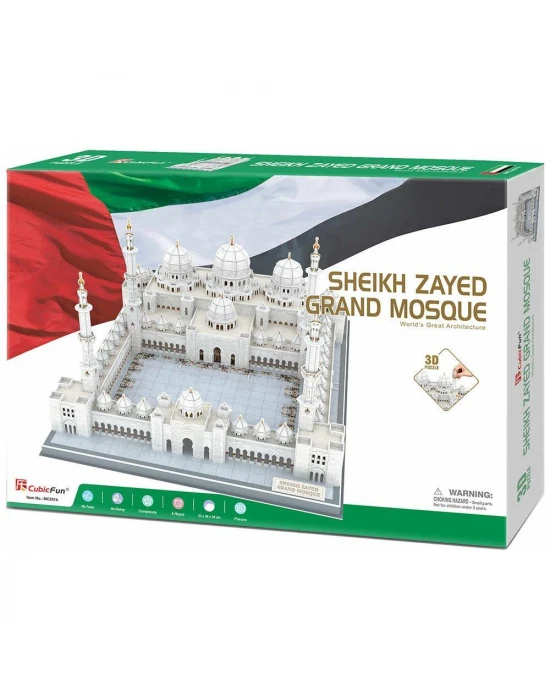 Cubic Fun 357 Parça Puzzle Şeyh Zayed Camii - BAE